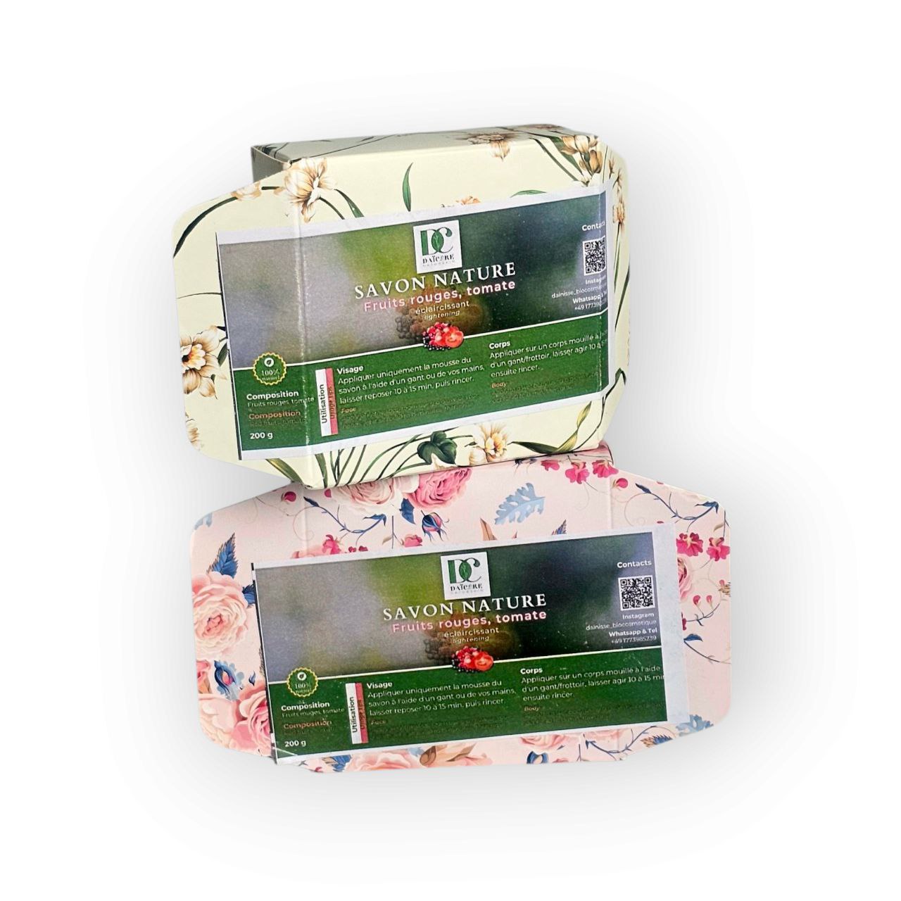 Savon Naturel (Fruits Rouges & Tomates)