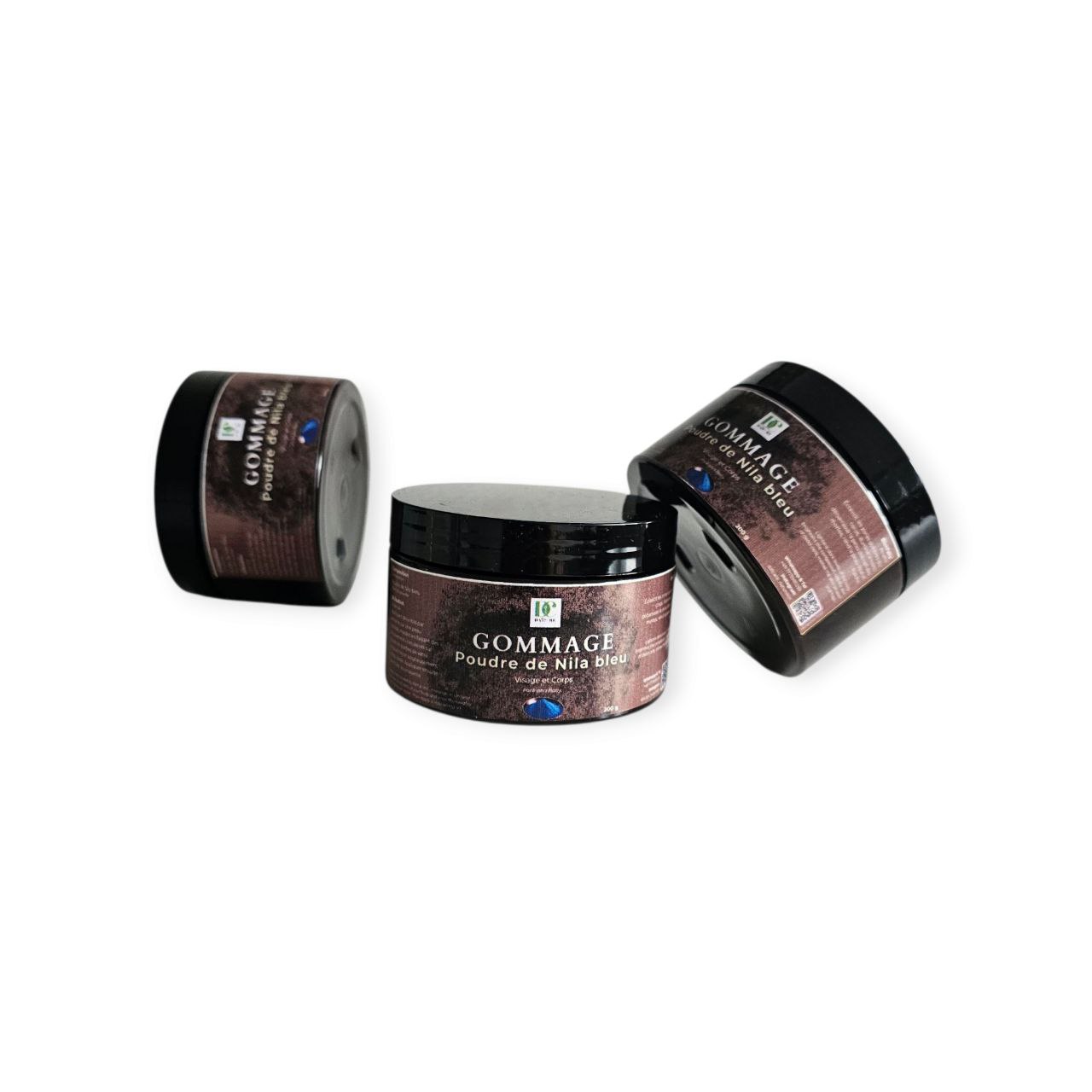 Gommage corps & visage à la poudre de nila bleue