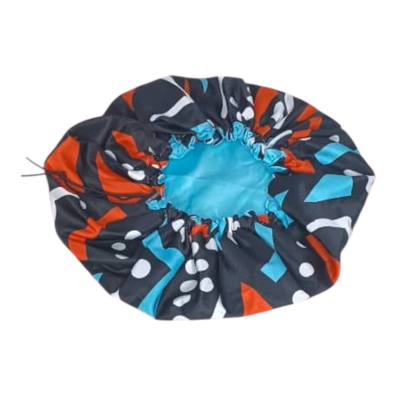 Bonnet en satin deux tons ajustable
