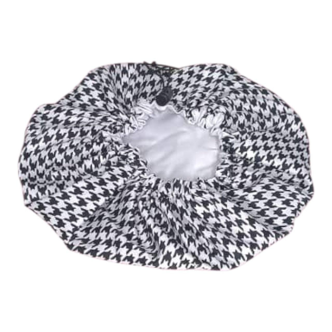 Bonnet en satin deux tons ajustable