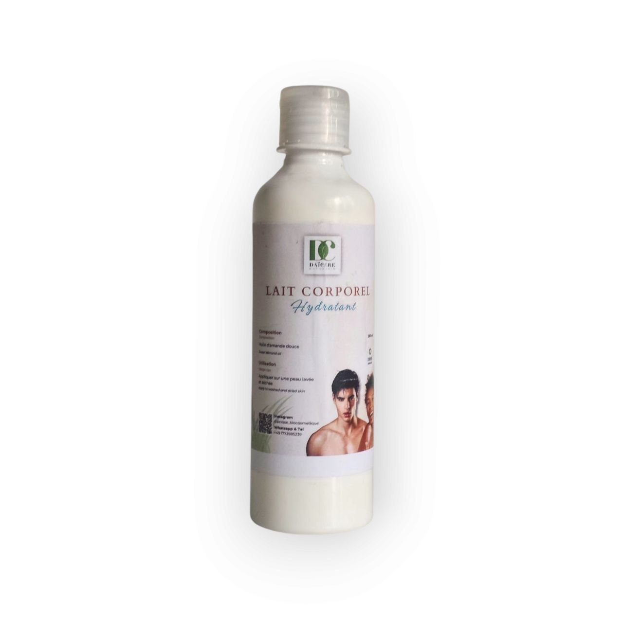 Lait hydratant velouté – Huile d’Amande Douce, Beurre de Karité, Eau de Rose & Vitamine E